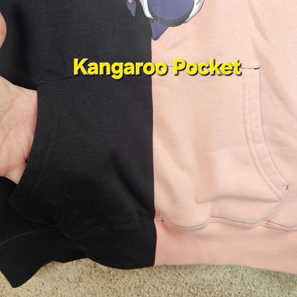 Hot Topic Hunter X Hunter Hisoka Split Hoodie Black & Pink Unisex Size Small - Picture 7 of 11